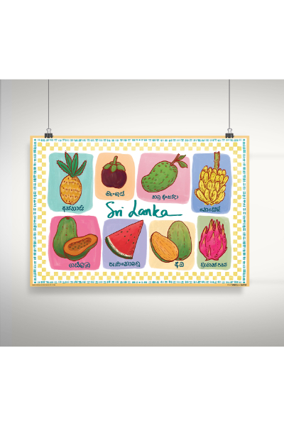 OSAS Poster (A3) - Sri Lankan Fruits